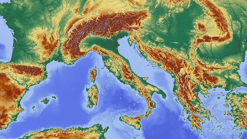 Map of Italy